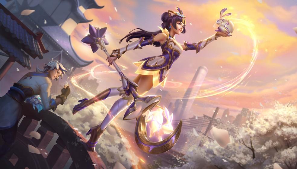 Campeã muito popular no Brasil, Lux receberá skin Lux Porcelana com Edição Prestígio — Foto: Divulgação/Riot Games