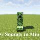 how to play creeper sounds in minecraft