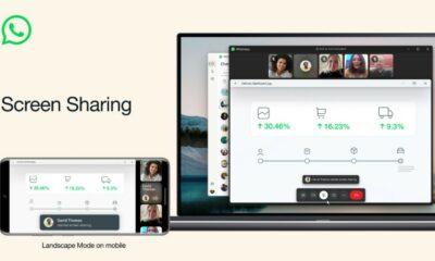 whatsApp screen sharing feature