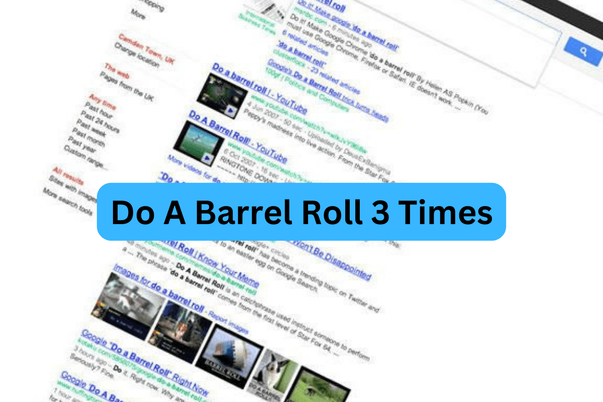 do a barrel roll 3 times