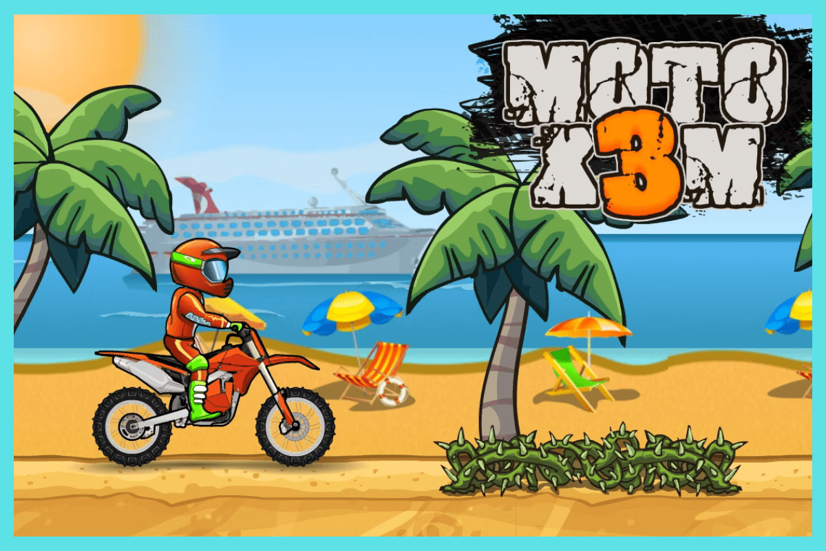 moto x3m bike race game
